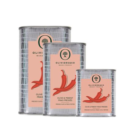 Pressed Olive & Fresh Chili Pepper