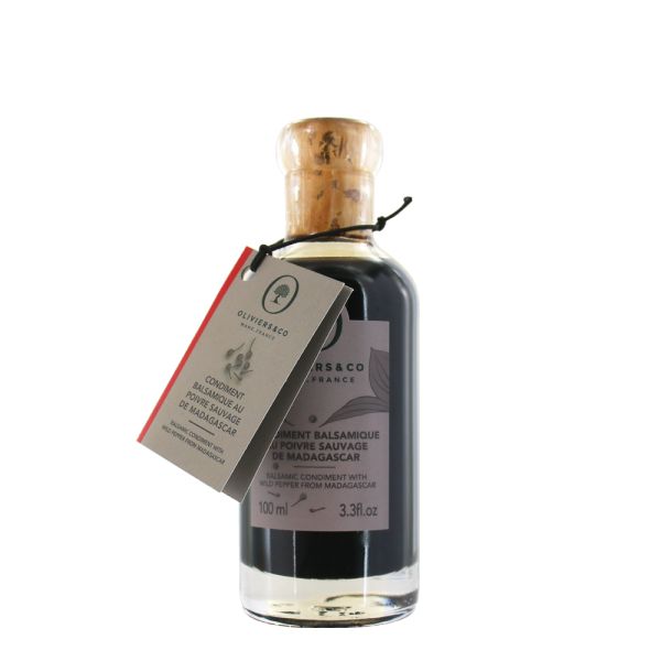 Balsamic condiment with wild pepper from Madagascar