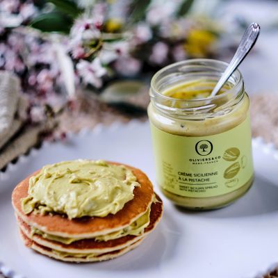 Pistachio Pancakes