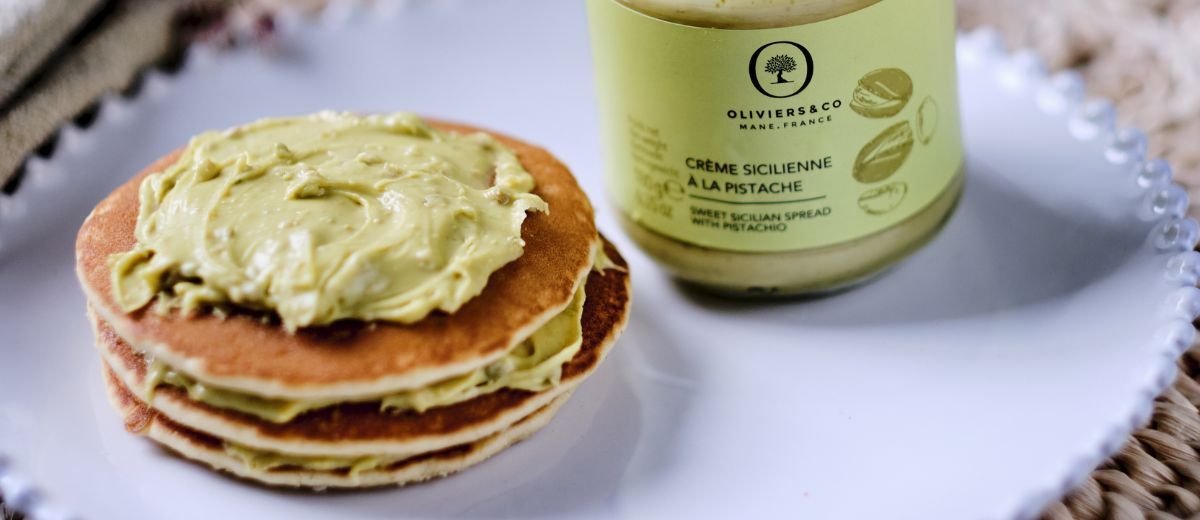 Pistachio Pancakes