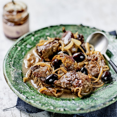 Beef Stew with Olives & Figs